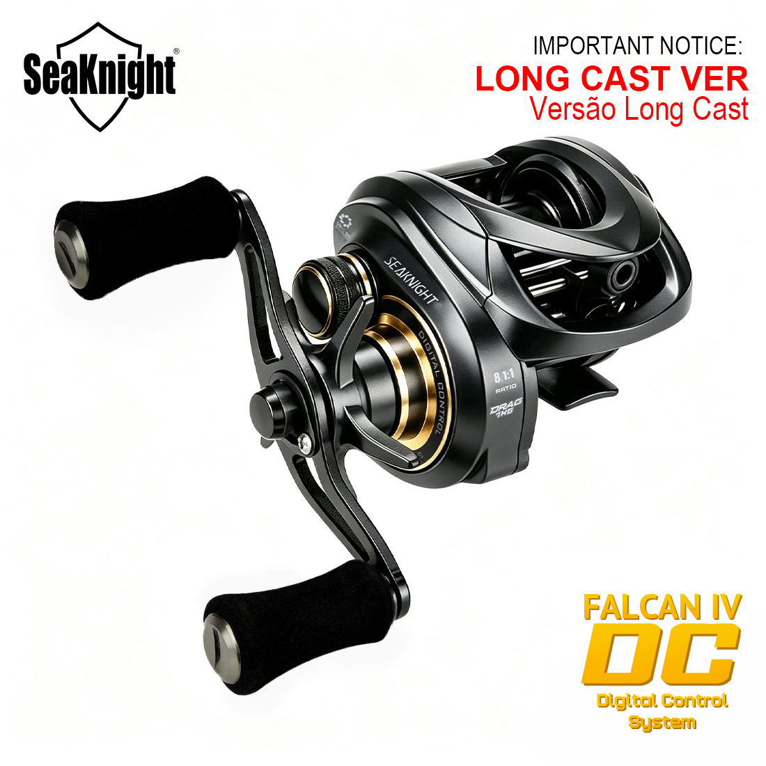 Ice Fishing Reel - SeaKnight Brand FALCAN IV DC 8.1:1