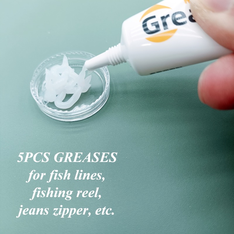 Reel Lubricant - 5Pcs Fishing Reel Gear Bearing Grease
