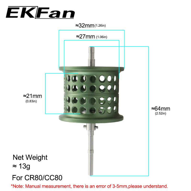 EKFan Green Micro Matter Threa - Reel Drag Knob 评论和价格