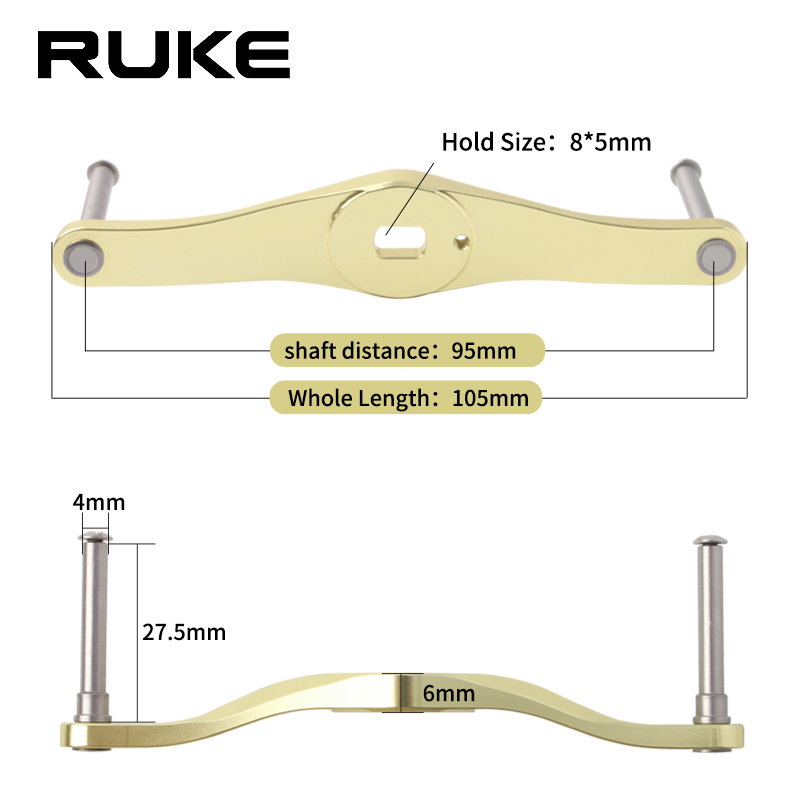 RUKE 1pc Fishing Reel Handle A - Reel Spare Spool 评论和价格