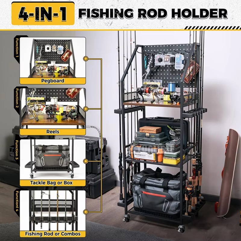 Fishing Gear Storage Shelf, Fi - Conventional Reel 评论和价格