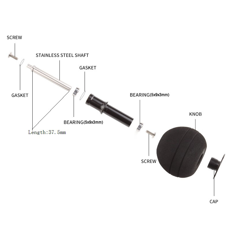 Ruke  Fishing Handle EVA Knob  - Reel Spare Spool 评论和价格